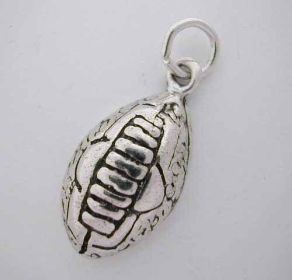 Silver *FOOTBALL CHARM* Sport Ball COOL